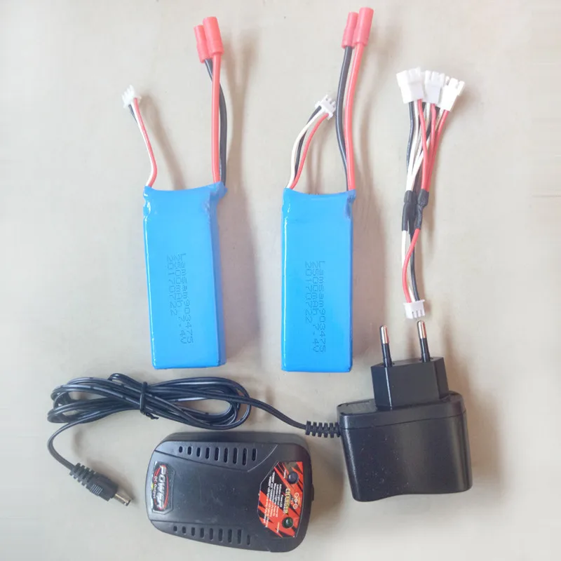 Аккумулятор высокой емкости 7,4 V 2500mAh для Syma X8W x8c X8G X8HC X8HW X8HG аккумулятор Радиоуправляемый Дрон Квадрокоптер Syma X8G X8HG запчасти