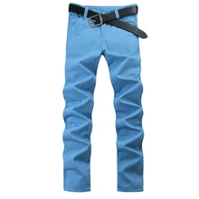 HCXY Новые повседневные брюки для мужчин, модные дизайнерские тонкие прямые брюки, мужские однотонные повседневные брюки цвета хаки