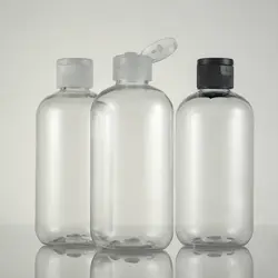 250 мл Clear Пластик бутылка для шампунь-гель для душа многоразового косметической упаковки бутылка Леди пользу 20 шт./лот P147