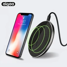 

BATSEY Leather Qi Wireless Charger For iPhone X 8 Plus Samsung Galaxy Note 8 S8 S7 S6 Edge Desktop Fast Wireless Charging Pad