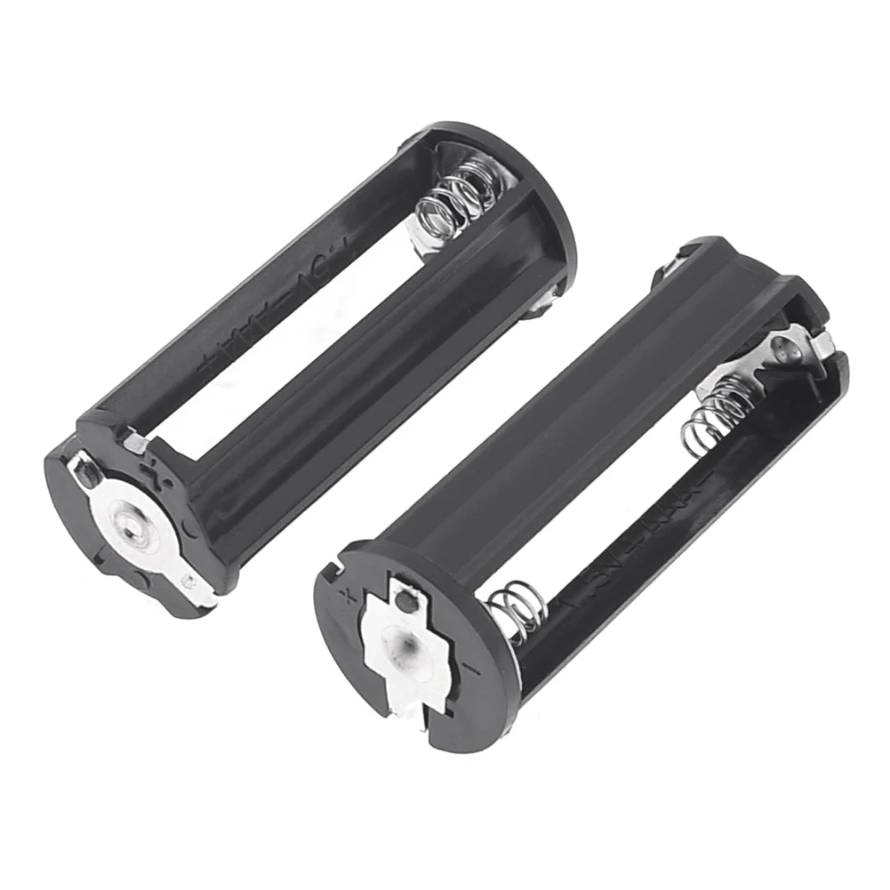 

10 X 2Pcs Black Battery Holder for 3 x 1.5V Flashlight