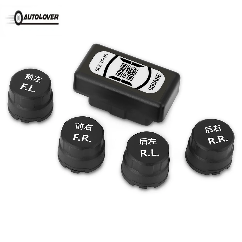 

Autolover VC601C TPMS Car Tire Pressure Monitor System Auto Security Alarm Systems With 4 x External Sensors Real Time Monitor