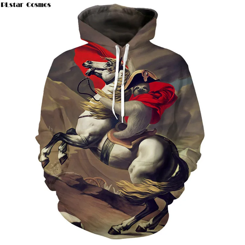 

PLstar Cosmos fashion Pullover Napoleon Sloth Hoodie Men/women 3D Printed Hoodie funny Sweatshirt Sportwear Tracksuit