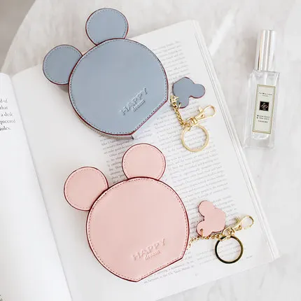 Новинка Женский кошелек милый короткий женский на молнии для монет carteira minnie