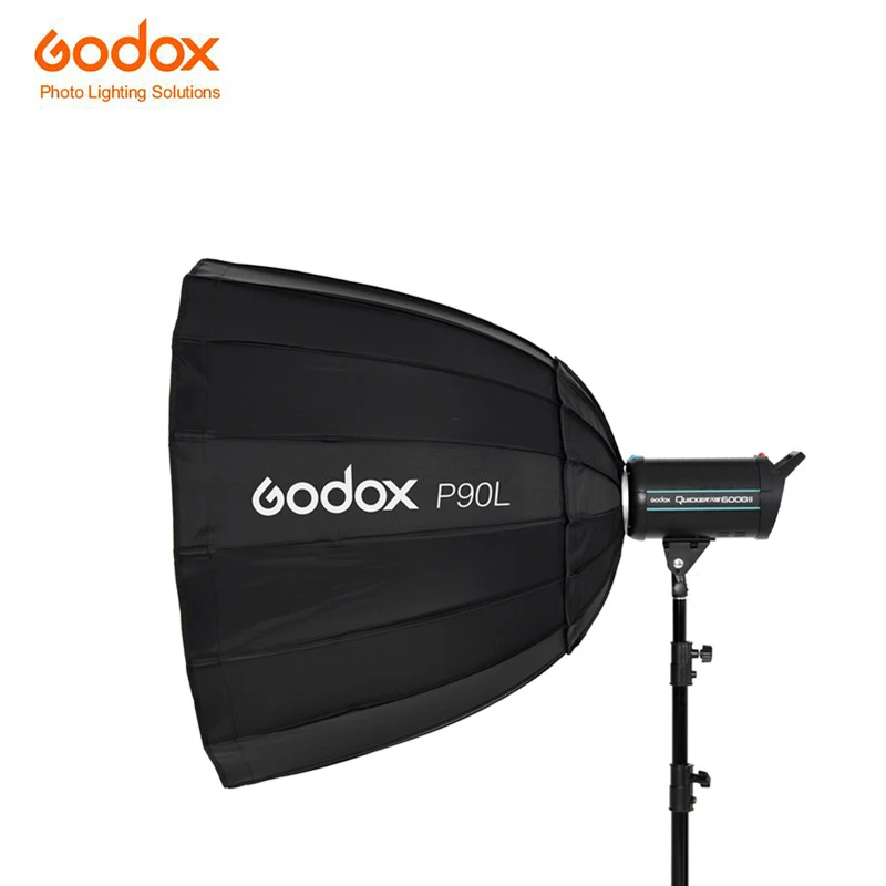 

Godox NEW P90L 90CM deep parabolic Softbox with Bowens Mount for Studio Photography Strobe Speedlite Flash Quicker SK series
