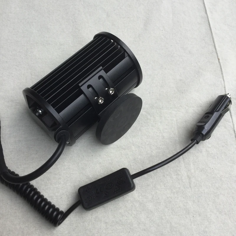 72w COB Led Car fog light Magnet sucker Mount base Off