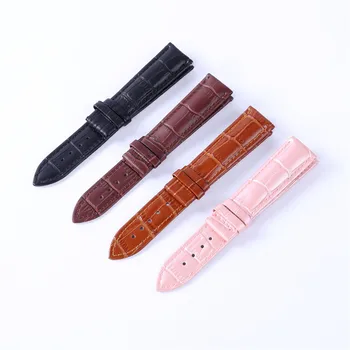 

Genuine Leather Watchband Bands Croco Grain Bracelet for Pulseira Watch Replace18mm 20mm Universal Watch Strap
