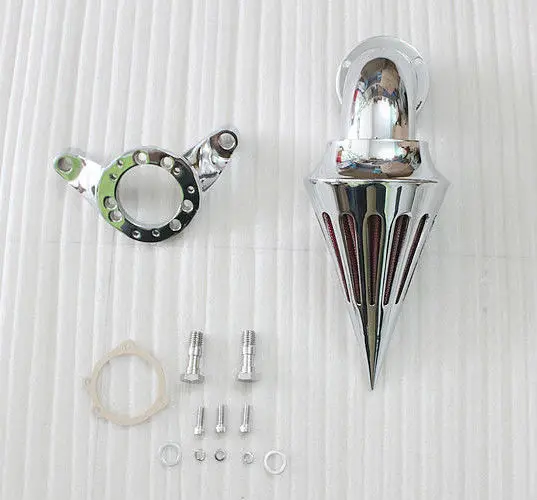 Motorcycle Chrome Spike Air Cleaner Kits Intake Filter For Harley CV Carburetor Delphi V-Twin Moto Motorcycle Chrome Spike Air Cleaner Kits Intake Filter For Harley CV Carburetor Delphi V-Twin Moto