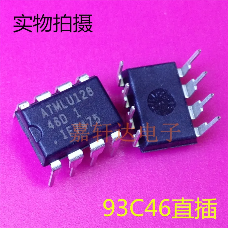 93C46 AT93C46D PU 46D 1 DIP 8 ATMLU|atmlu| - AliExpress