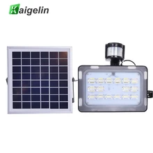 10/20/30/50 Вт 12 В ПИР солнечной движения Сенсор Индукционная Чувство свет потока солнечной Лампа IP65 SMD2835 Солнечный светодиодный прожектор