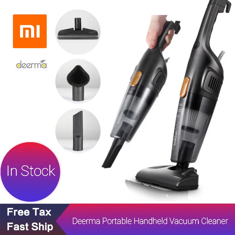 

2019 Xiaomi Deerma Portable Handheld Vacuum Cleaner Household Silent Vacuum Cleaner Strong Suction Home Aspirator Dust Collector