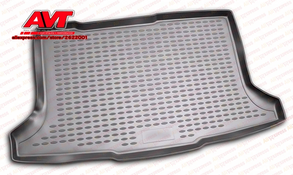 Trunk mats for Fiat Sedici 2006- hatchback 1 pcs rubber rugs non slip interior car styling accessories | Автомобили и мотоциклы