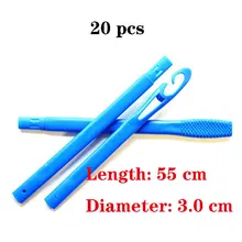 Волшебные бигуди для волос волшебный ролик для волос спиральные бигуди легкое использование 18/20 шт 55 см длинный диаметр 3,0 см пластик без тепловых бигуди Ролики