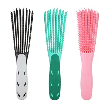 

1PC Fashion Eight-claw Comb Rubber Handle Scalp Massage Comb Brush Anti-static Combs For Women Men Hair Styling Tool