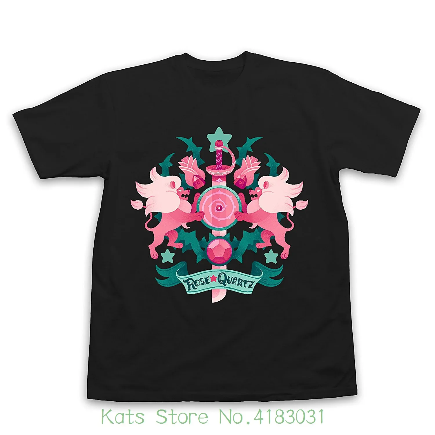 

Rose Quartz Steven Universe T-shirt New Short Sleeve Round Collar Mens T Shirts Fashion 2018