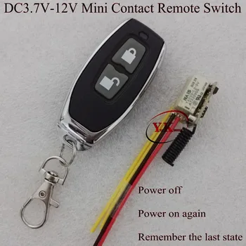 

power off power on again Remember the last state small remote control switch 4.2v 5v 6v 7.4v 9v 12v relay contact rf wireless rx