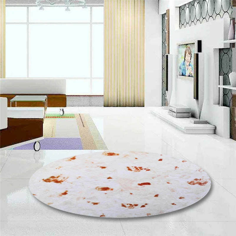 KAKUDER, мексиканское, буррито, уютное одеяло, идеально круглое, с тортилью, комфортное, для приготовления пищи, буррито, покрывало, Прямая поставка, May23