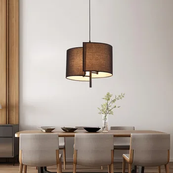 

Nordic simple bar hanging lamp colored Pendant Light restaurant, bedroom, bedside lights, modern art and creative lighting