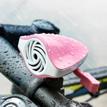 Горный велосипед Электронный звонок открытый динамик для велосипеда розовый и белый