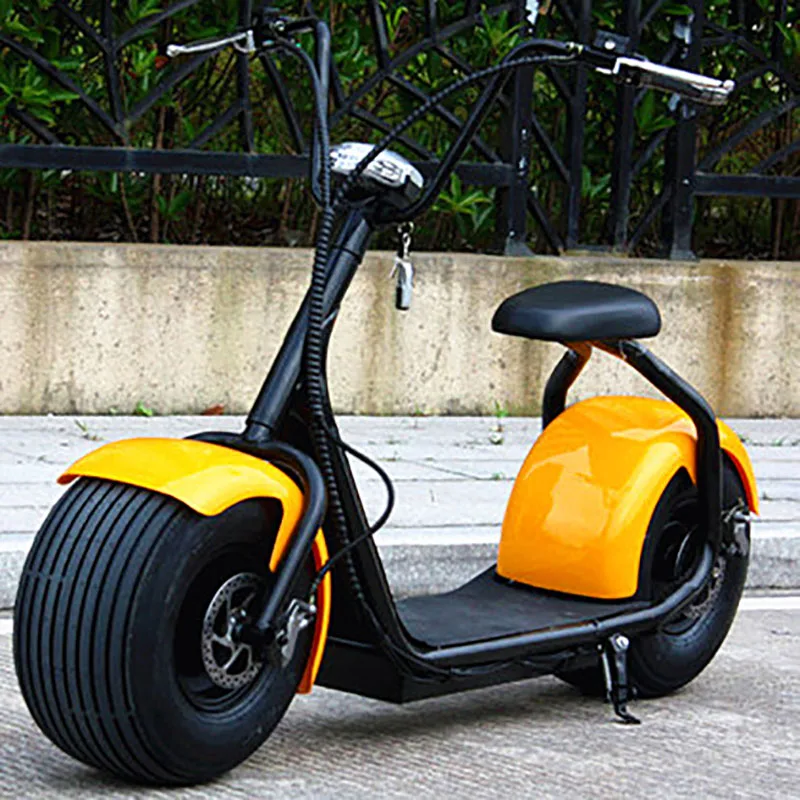 1500 Вт 60V12Ah литиевая батарея электрический скутер Citycoco с 9 дюймовыми