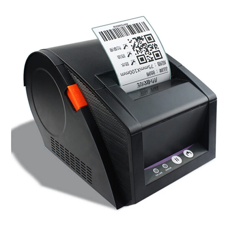 New 80mm barcode label printer 3120TU support QR code thermal sticker printers used for supermarket business office