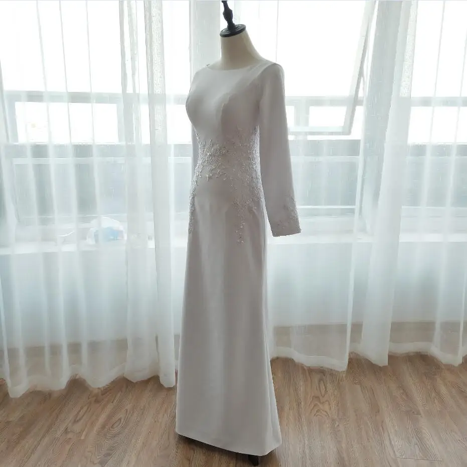 simple muslimah wedding dress