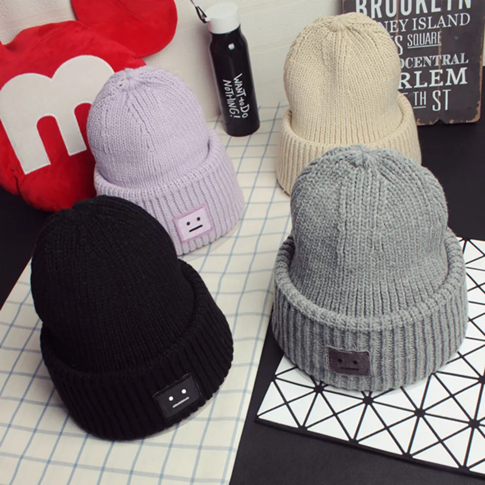 Красивая женская шапка для женщин девочек вязаные шапки толстая Skullies Beanie Skull Ski