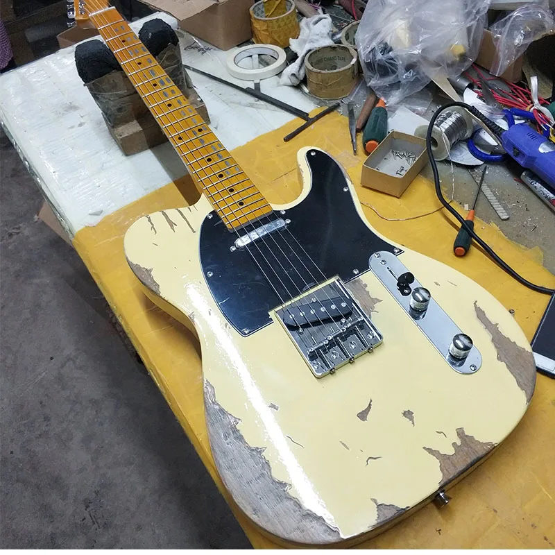 

grote, Custom Shop 1953 Tele Butterscoth Blonde Electric Guitar