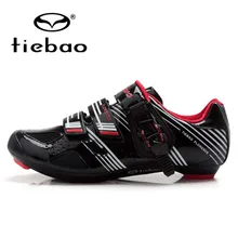TIEBAO велосипедов Спорт на открытом воздухе на велосипеде для верховой езды Гоночные перчатки обувь Дорожный велосипед Велоспорт обувь для верховой езды легкий Для мужчин Спортивная обувь