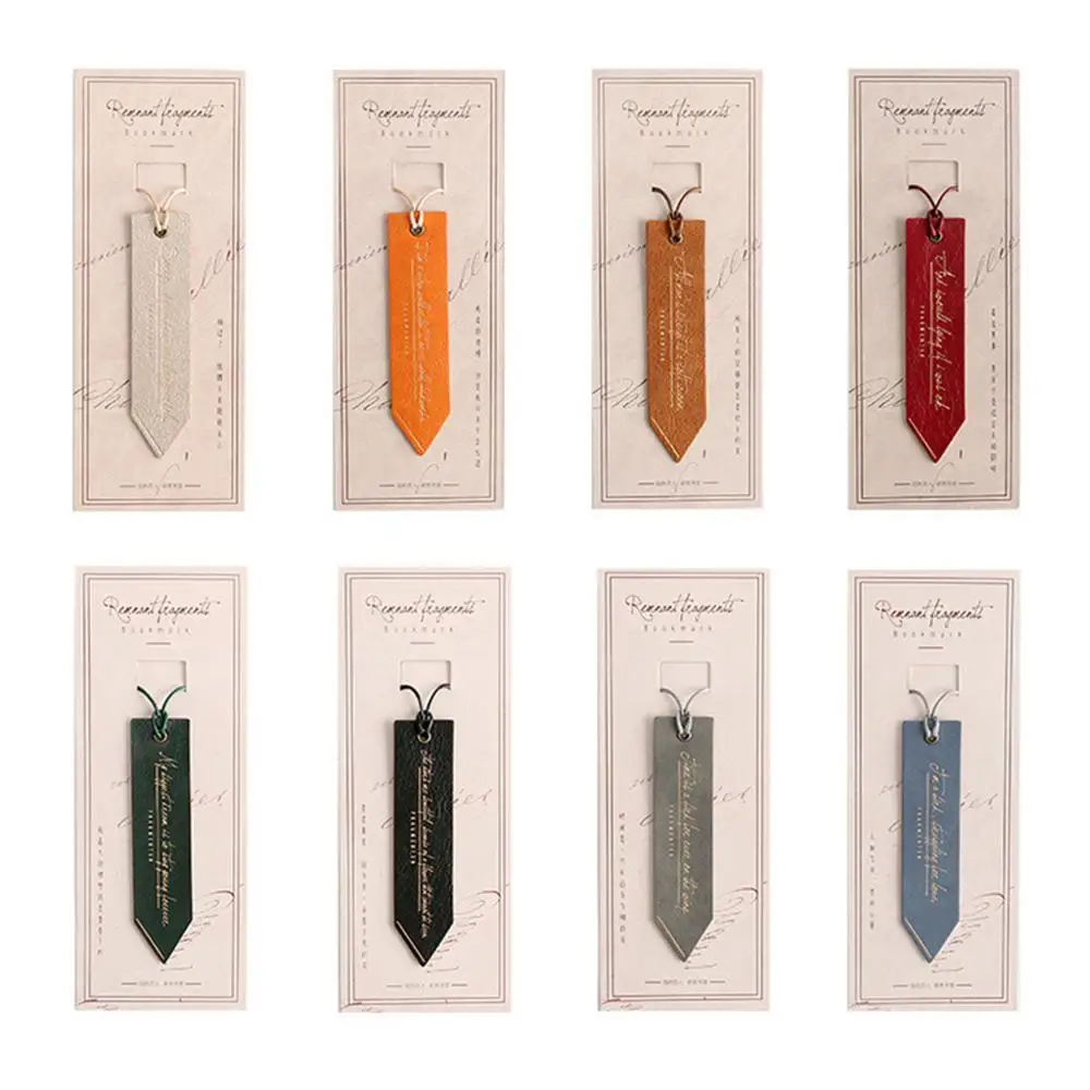 Письмо влюбленных кожаная Закладка остаточный мусор серия 8 избранные творческие чтения Ретро Старый учебник закладки