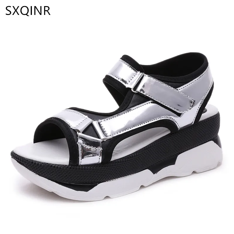 

2019 Women Sandals Summer Style Wedge Sandals Open Toe Platform Sandalias Ladies Gladiator Sandals Women
