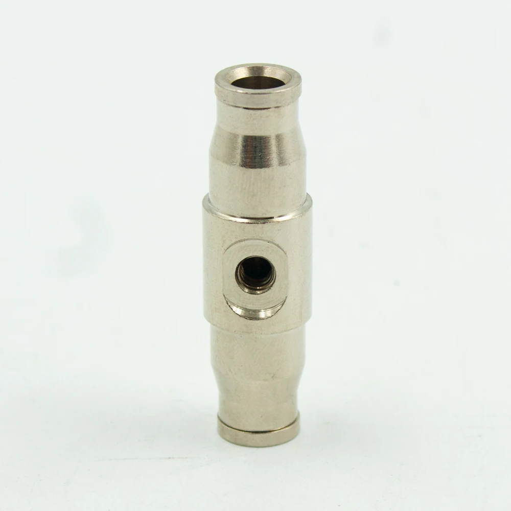 25 шт. латунная никелевая заглушка Слип замок (одно отверстие) 1/4 &quotи 3/8&quot трубка OD