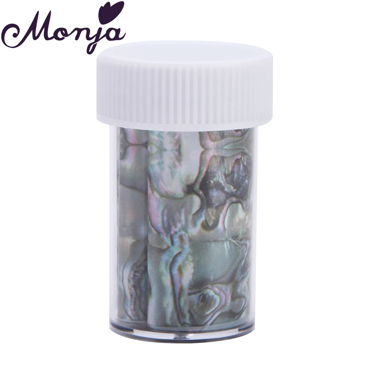 Наклейка Monja 4*100 см для дизайна ногтей в виде морской ракушки|transfer sticker|nail artglue transfer