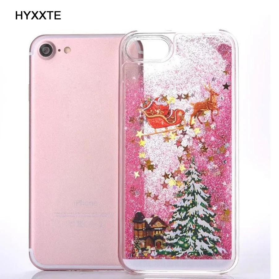 HYXXTE 50PCS Christmas Series Liquid Quicksand Case Cover