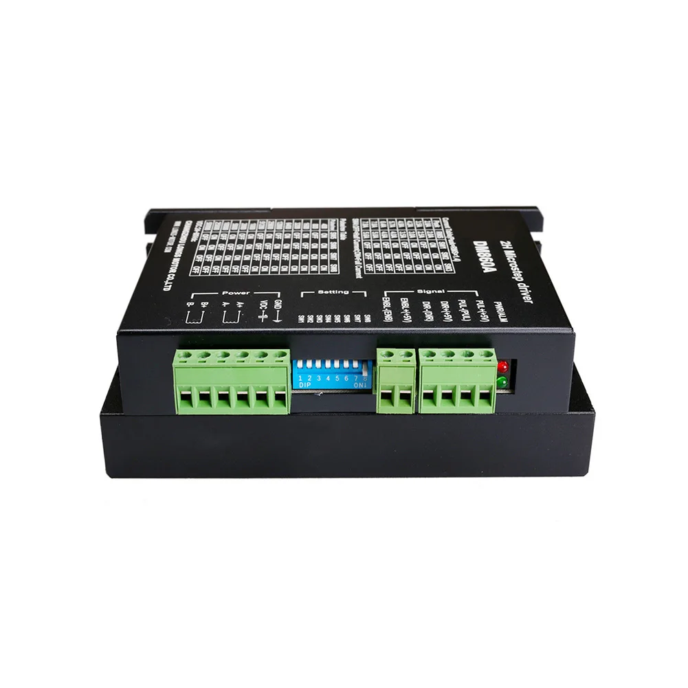 

57 86 Natural Cooling Stepper Motor Driver Controller Durable Mini Accessories CNC Machine Parts Hybrid Board Black Two Phase