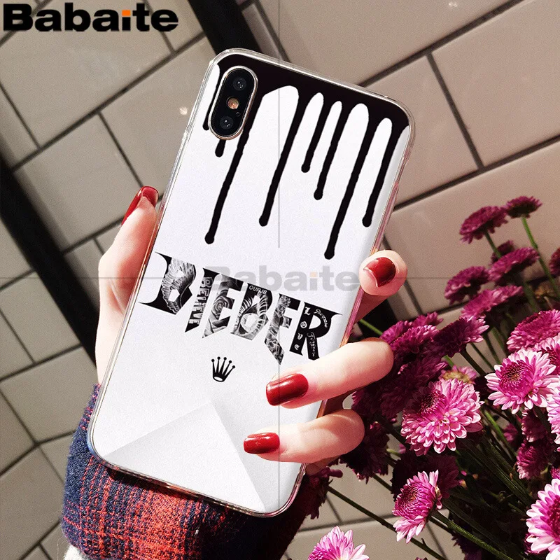 Babaite Justin Bieber Original Phone case cover for iPhone 8 7 6 6S Plus X XS max 10 5 5S SE XR Coque Shell