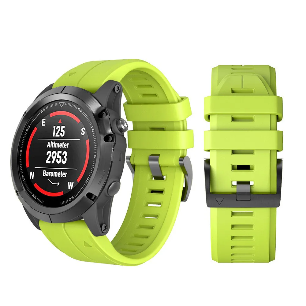 Силиконовый ремешок для Garmin Fenix 5X, ремешок для часов, силиконовый, быстросъемный, легко подходит, Wirstband, сменные полосы, Прямая поставка 0116#2