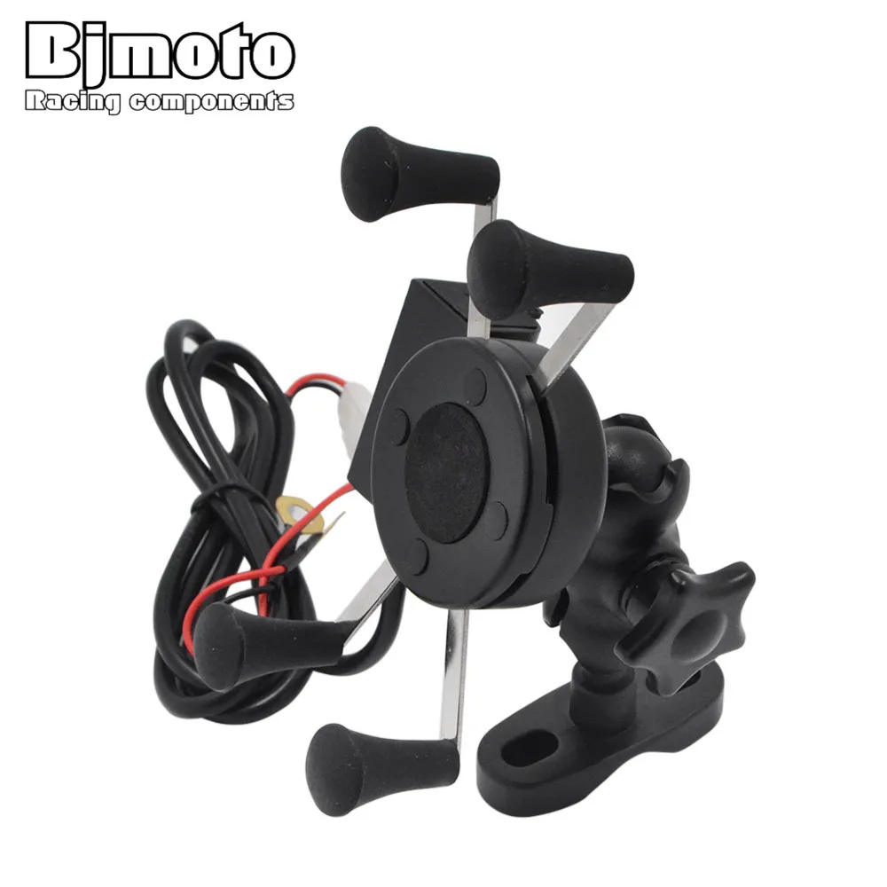 

Motor Universal Motorbike Biker Adjustable Handlebar Mount Phone Holder Bracket Phone Holder Rear side Mirror Mounting Support