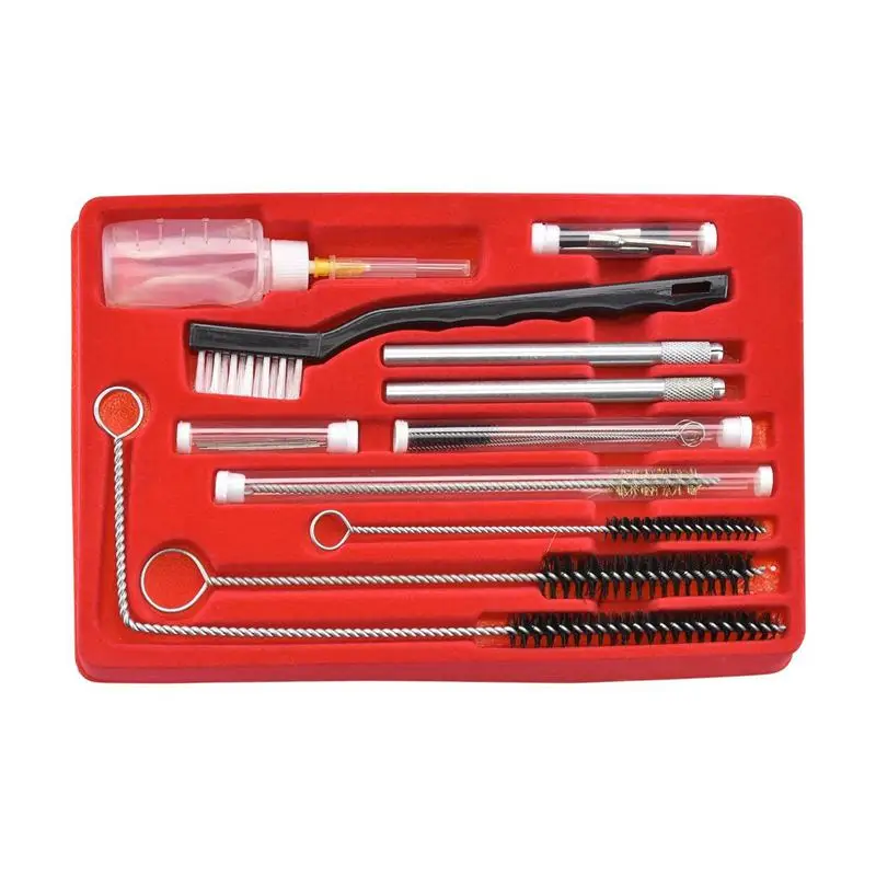 

22 Pc Air Spray Gun Cleaning Kit Airbrush Gravity Paint Mini HVLP Set(31209L)