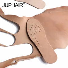 1 Pair Cowhide Antibacterial Active Made Carbon Leather Non-slip Breathable Sweat-absorbing Thin Anti-odor Real Leather Insole