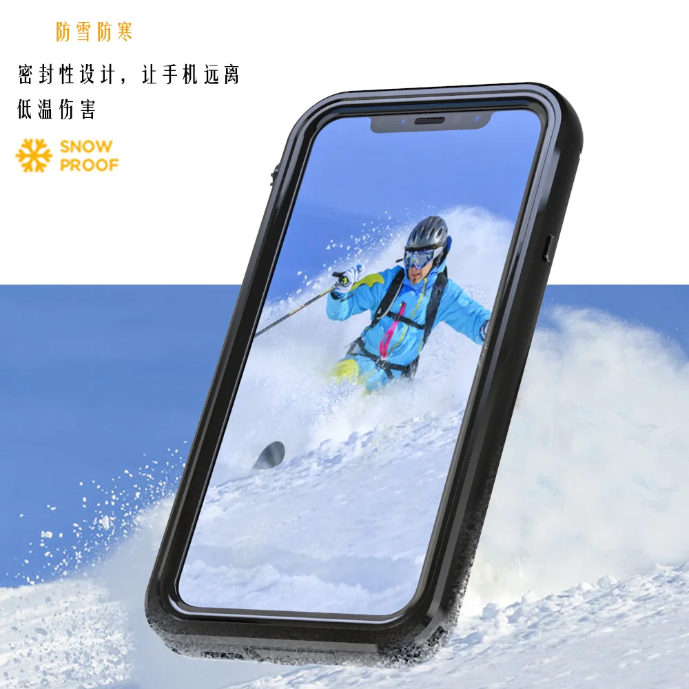 Высокое качество Открытый Чехол для iPhone X Супер пыле Водонепроницаемый shorkproof Сумка в форме ракушки всего тела крышка IP68