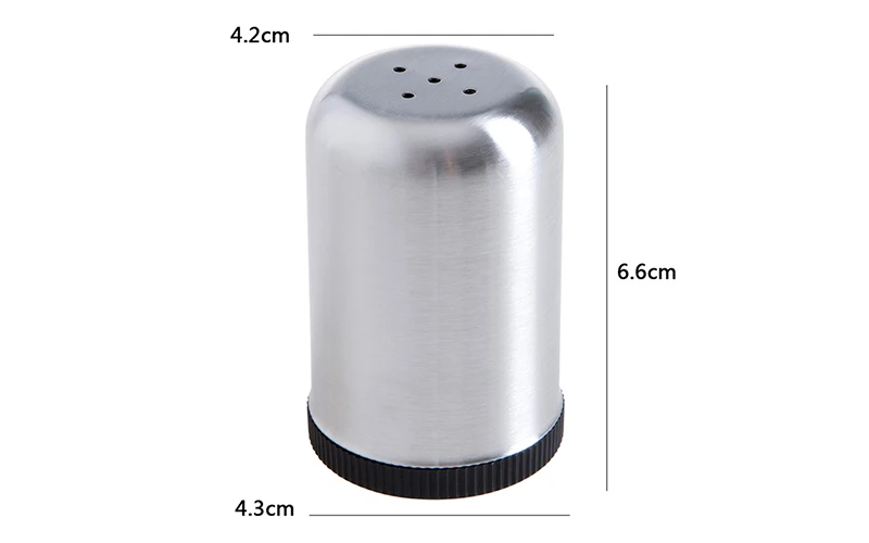TUUTH Stainless Steel Condiment Container Sugar Salt Pepper Flour Cumin Seasoning Bottle Kitchen Herb Spice Tools B1