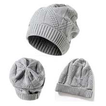 MingJieBiHuo Новая модная осенне-зимняя Модная креативная Корейская двухслойная вязаная шапка темперамент Удобная шапка