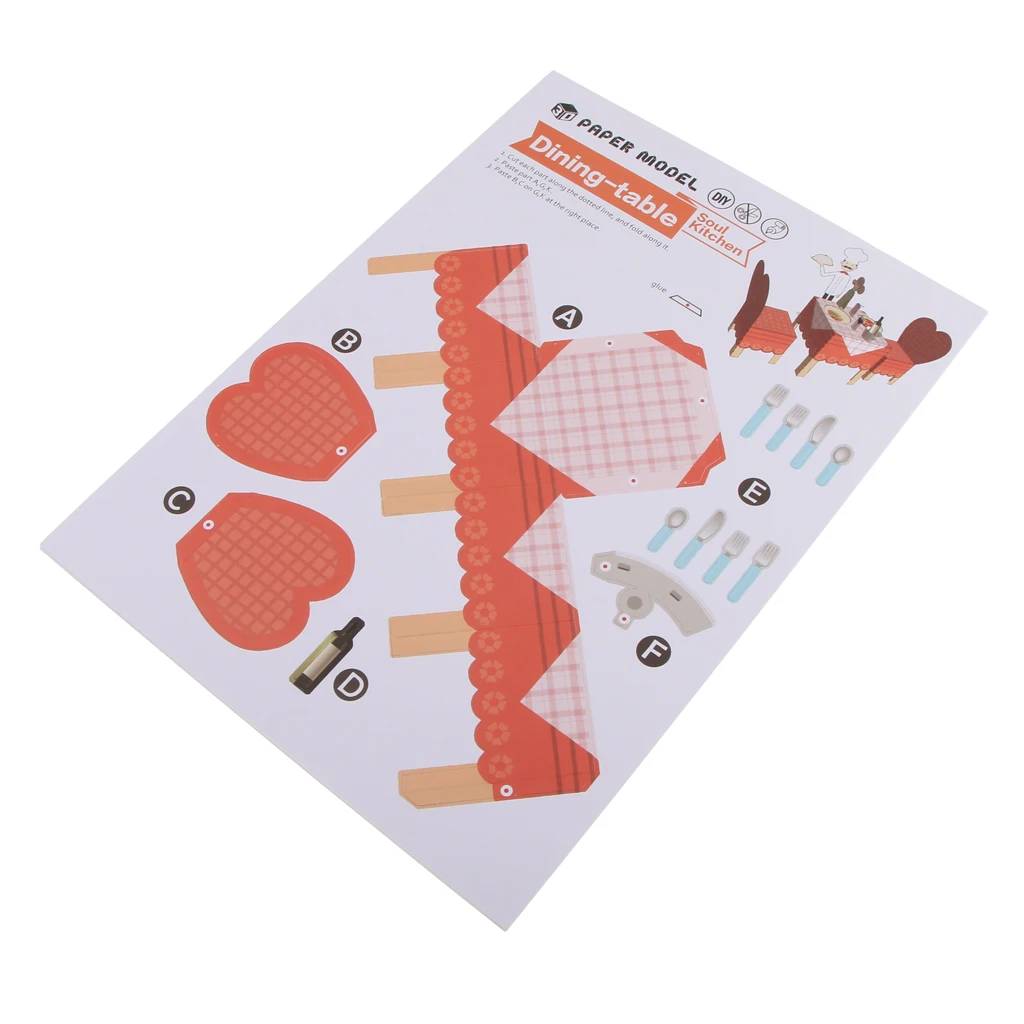 Популярный 1 комплект Детский сад Дети Малыши DIY 3D бумажная карта модель Обучающие руки-на способности ручной работы ремесло игрушка для
