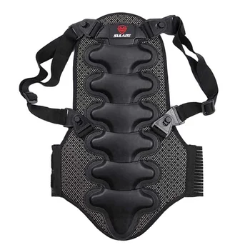 

Removable Ski Sports Back Vest Protection Ski Body Armor Backpiece Back Protective Protector Body Spine Armor Newest Black