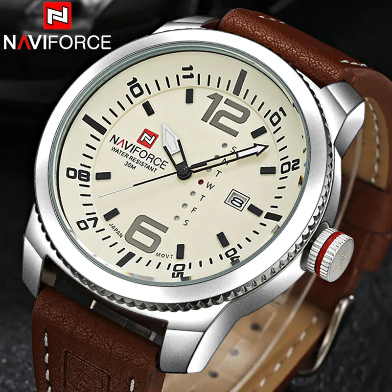 NAVIFORCE brand watches men quartz Sports watches 3ATM waterproof Japan fashion military Wristwatch Male Relogio