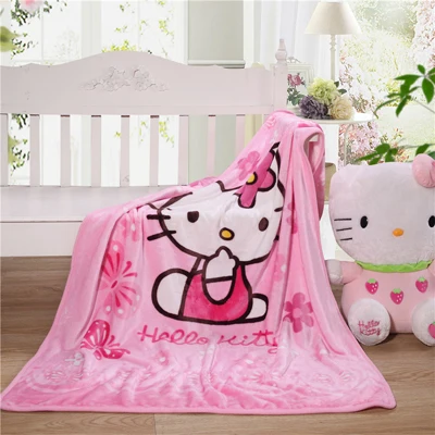 Новое одеяло Bebe, детское одеяло для кормления, фланелевое одеяло, коралловый флис, переносное одеяло для пеленания, для прогулок, 100x140 см - Цвет: 4 Pink KT