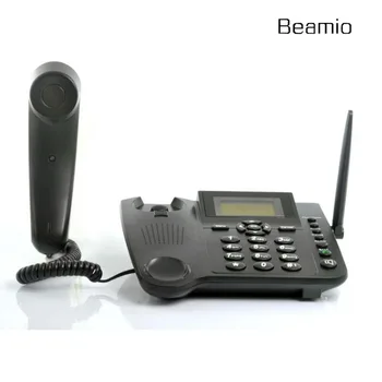 

GSM850 900 Wireless Fixed Telephone With SIM Card For Home Office Bussiness Support Handfree Caller ID Radial Telefone Black