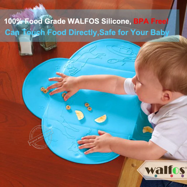 WALFOS tovaglietta per neonato in Silicone per uso alimentare