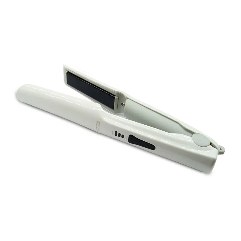 

Brosse Lisseur Cheveux Mini Hair Straightener Cordless Curler Iron For Flat Travel Output 5v 1a Corrugation Styling Tools